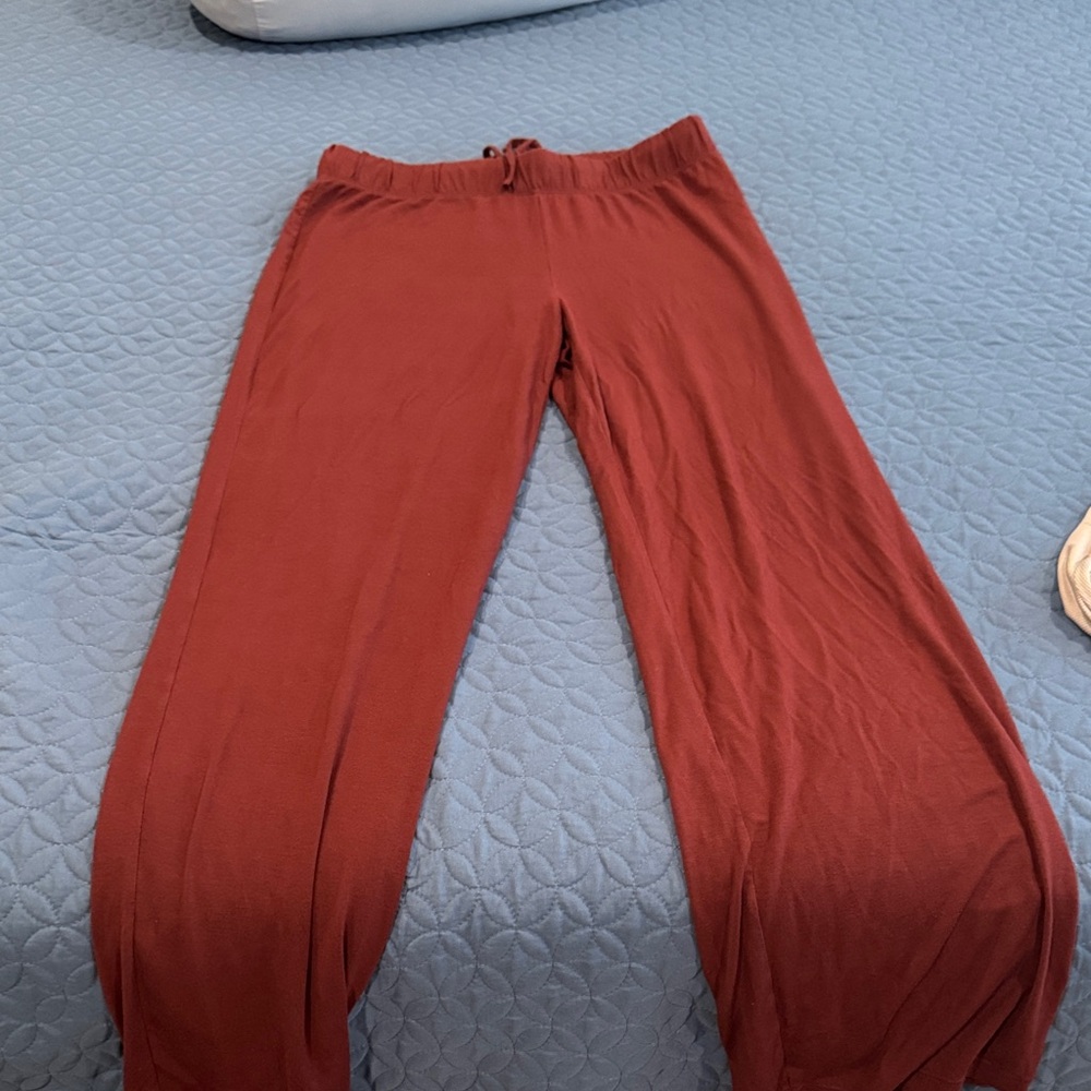 Rust Red Lounge Pajamas